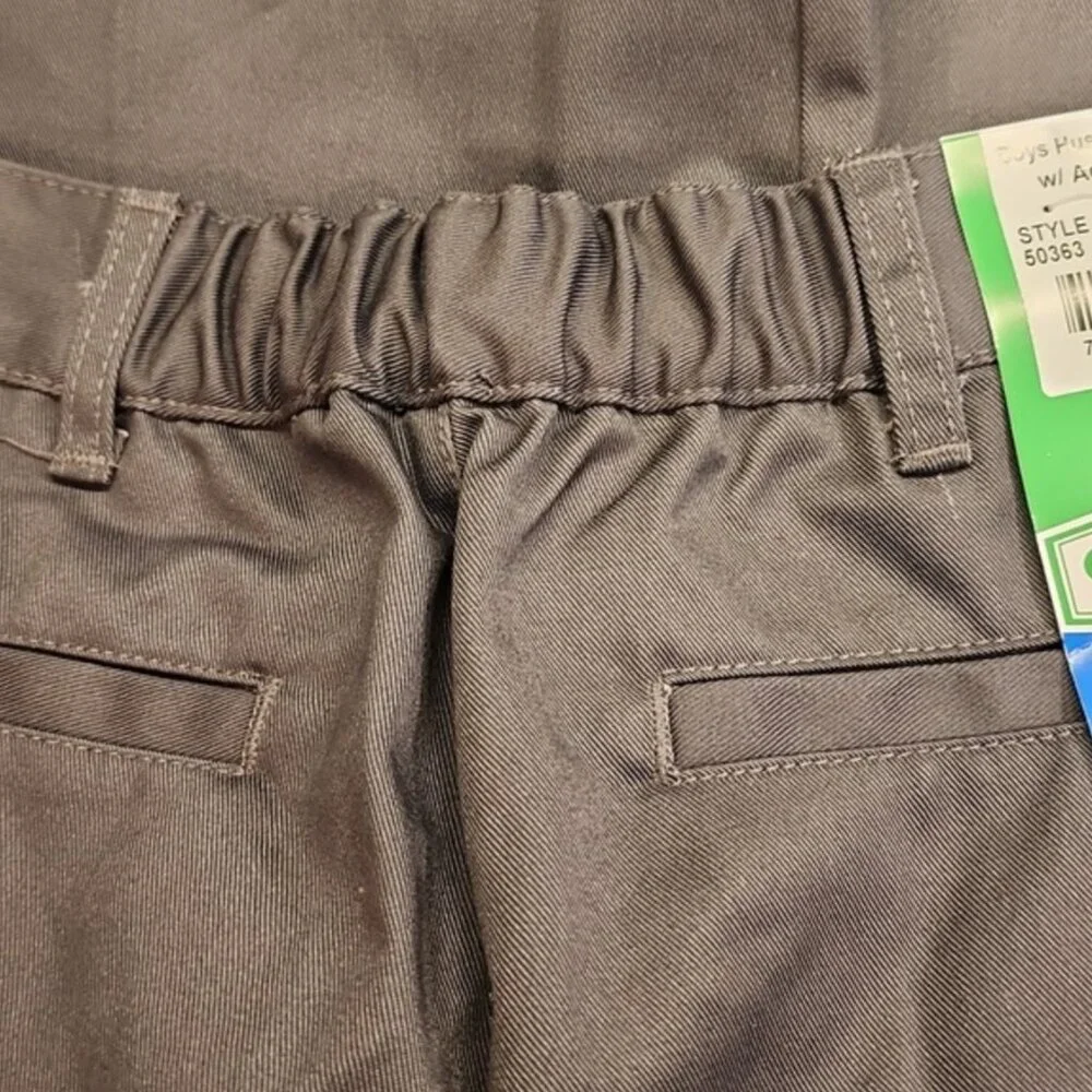Classroom Uniform Boys Husky Flat Front Pant w/ Adj Waistband 14H
